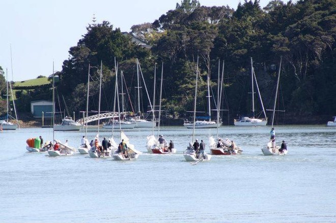 Opua tow - 2012 Elliott 5.9 Traveller Series, Opua Regatta © Opua Cruising Club